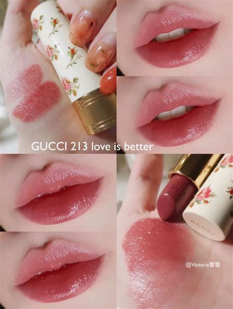 gucci 213 lipstick|Gucci Beauty Love is Better (213) Sheer Lipstick Review.